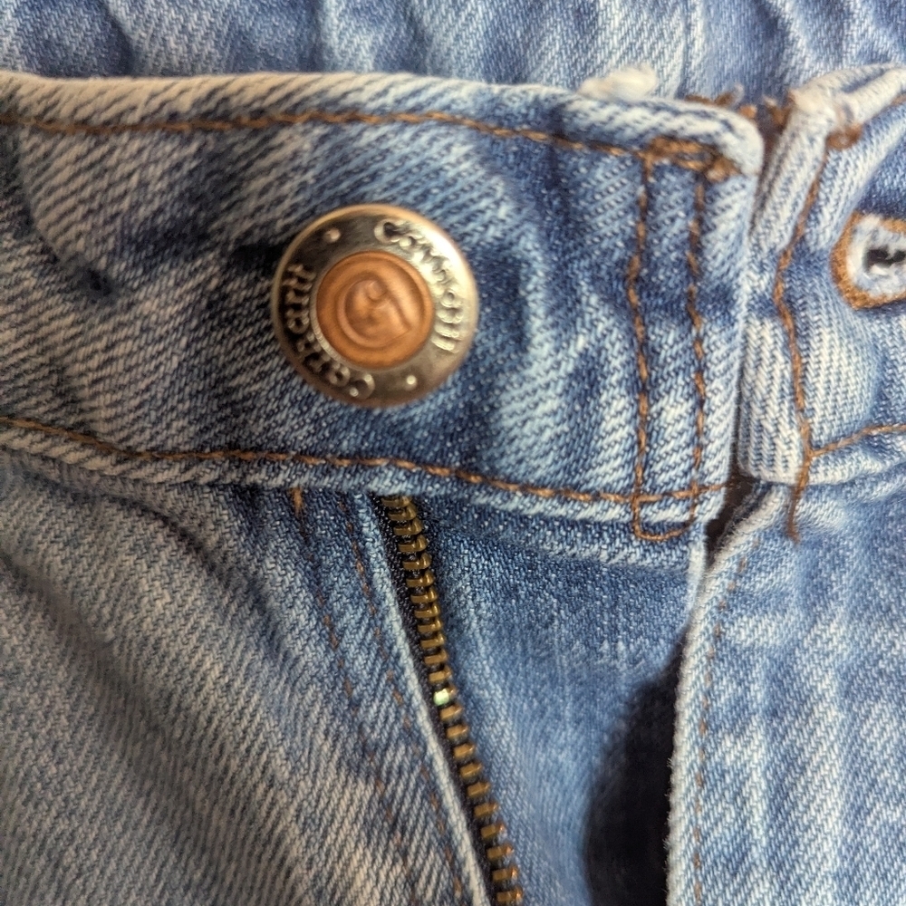 Carhartt Women's Light Blue Straight Jeans - Picture 4 of 4